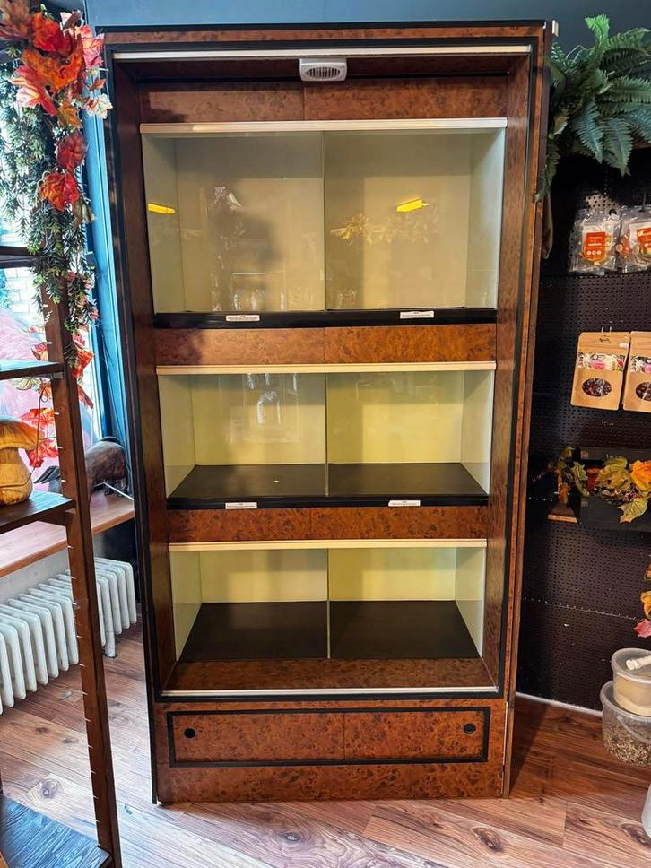 Aquarium / Terrarium stelling 2 kasten, Dieren en Toebehoren, Reptielen en Amfibieën | Toebehoren, Zo goed als nieuw, Overige typen