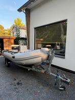 Excellent rib 390 15pk yamaha met trailer, Watersport en Boten, Zo goed als nieuw, Benzine, Minder dan 70 pk, Overige materialen