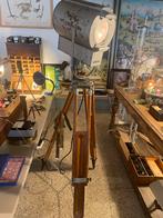 Vintage Theater lamp op driepoot statief, Antiek en Kunst, Ophalen