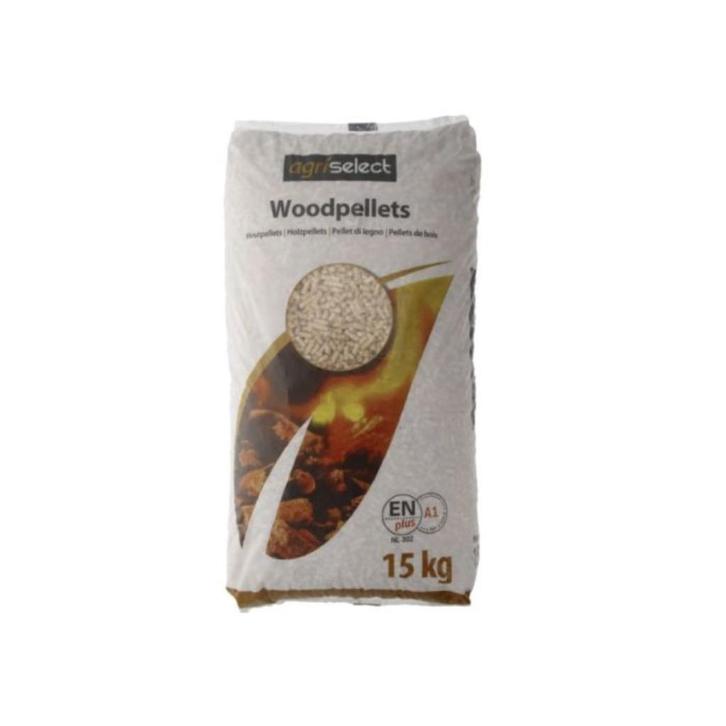 Agriselect Houtpellets 15 KG, Tuin en Terras, Haardhout, Minder dan 3 m³, Ophalen