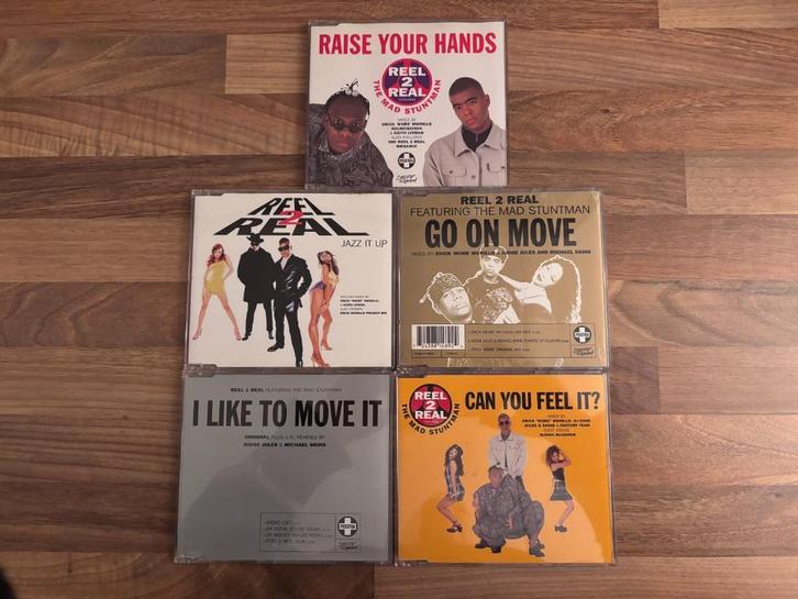 Reel 2 Real CD Singles (5 stuks), Cd's en Dvd's, Cd Singles, Zo goed als nieuw, Pop, 6 singles of meer, Ophalen of Verzenden