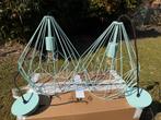 Twee hanglampen, Ophalen of Verzenden, Gebruikt, Minder dan 50 cm