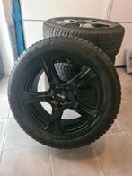 Complete set van 4 winterbanden op lichtmetalen OXXO-velgen, Ophalen, 215 mm, Banden en Velgen, 17 inch