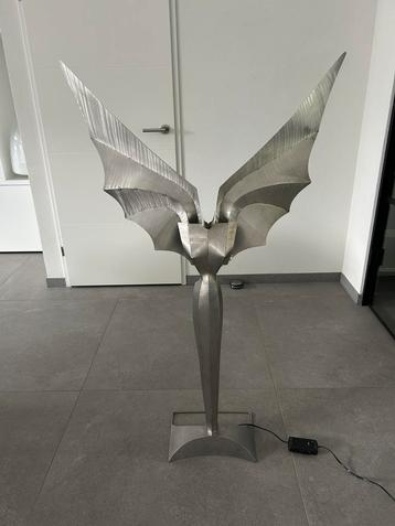 reinhard stubenrauch design lichtobject engel vloerlamp beschikbaar voor biedingen