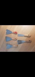 5 x plamuurmes, Minder dan 5 liter, Ophalen of Verzenden, Gebruikt, Verf