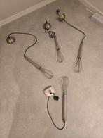 4 keukenlampen (gardes), Ontwerp Rik de Jager, Ophalen of Verzenden, Gebruikt, Metaal of Aluminium, Plafondspot of Wandspot