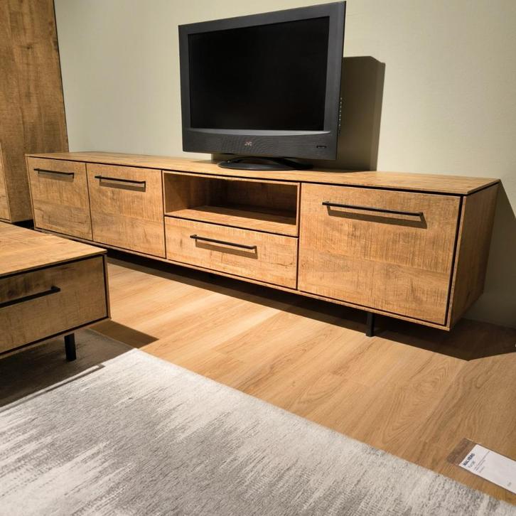 Inhouse TV-Meubel Rianta Lamulux, Huis en Inrichting, Kasten | Televisiemeubels, Nieuw, Minder dan 100 cm, 200 cm of meer, 25 tot 50 cm
