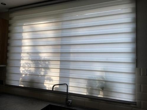te koop aangeboden :Duo rolgordijn kleur gebroken Wit, Huis en Inrichting, Stoffering | Gordijnen en Lamellen, Gebruikt, 100 tot 150 cm