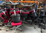 Bureaustoelen €10 per stuk! Bureaustoel zwart rood blauw, Ophalen, Ergonomisch, Zo goed als nieuw, Zwart