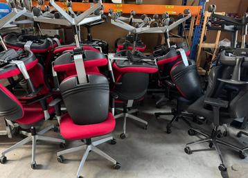 Bureaustoelen €10 per stuk! Bureaustoel zwart rood blauw beschikbaar voor biedingen
