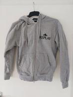 Replay Hoodievest maat S. Zgan, Ophalen of Verzenden, Zo goed als nieuw, Grijs, Replay