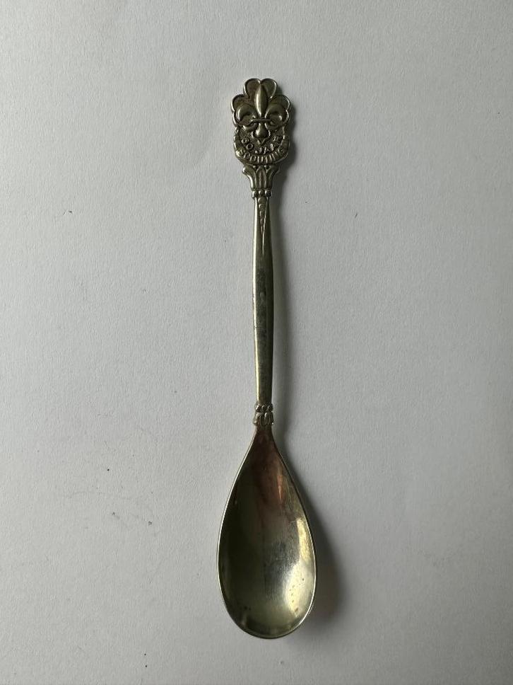 Mooi Scouting 60 jaar lepeltje. Theelepeltje lepel., Antiek en Kunst, Antiek | Bestek, Ophalen of Verzenden