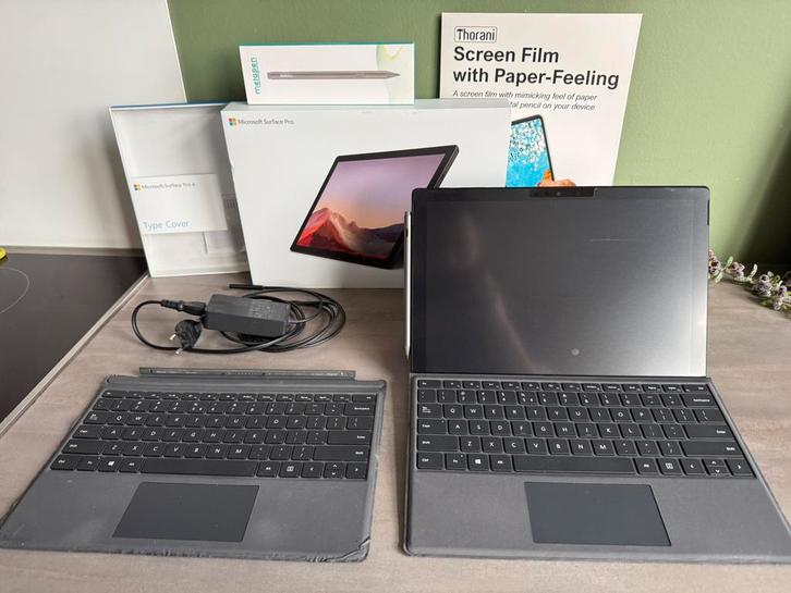Microsoft Surface Pro 7 i7, 16GB, 512GB, met veel accesoires, Computers en Software, Windows Laptops, Zo goed als nieuw, 16 GB
