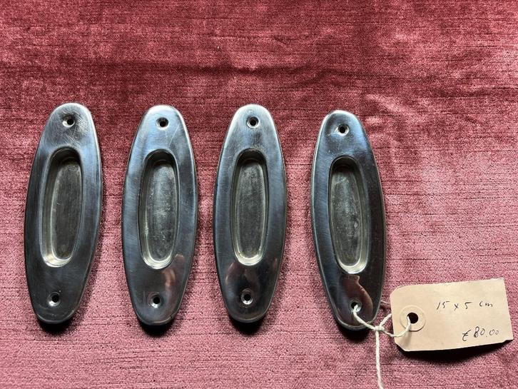 Oude schuifdeurkommen ,en suite kom, ensuite kommen, grepen, Antiek en Kunst, Curiosa en Brocante, Ophalen of Verzenden