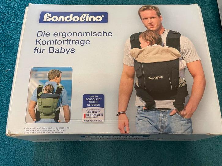 Bondolino Draagzak + Regenhoes - Zo Goed Als Nieuw, Kinderen en Baby's, Babydragers en Draagdoeken, Zo goed als nieuw, Draagzak