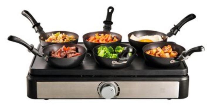 Wokset 6 personen, Witgoed en Apparatuur, Gourmetstellen, Nieuw, 4 t/m 7 personen, Ophalen