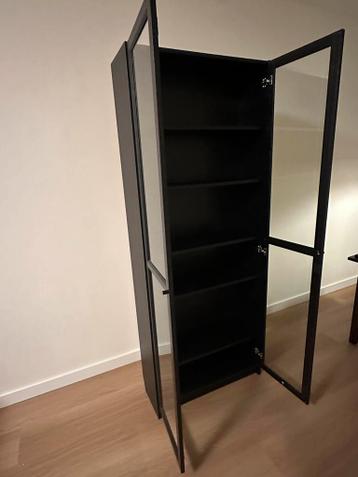 Ikea billy zwart - vitrinekast - afbeelding 3