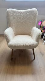 teddy fauteuil / bouclé fauteuil, Ophalen, Zo goed als nieuw, 75 tot 100 cm, 50 tot 75 cm