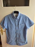 Overhemd mt L, Jack&Jones zgan, Ophalen, Zo goed als nieuw, Blauw