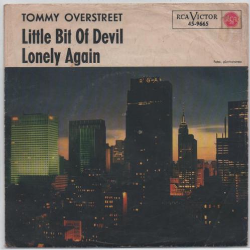 Tommy Overstreet- Little bit of Devil, Cd's en Dvd's, Vinyl Singles, Gebruikt, Pop, Verzenden
