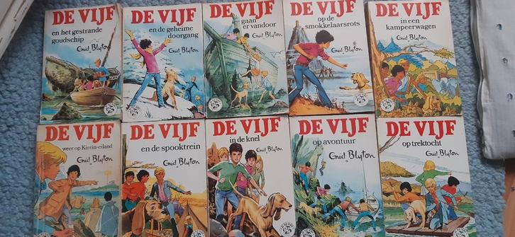 complete serie De Vijf van Enid Blyton 21 boekjes, Boeken, Kinderboeken | Jeugd | 10 tot 12 jaar, Gelezen, Fictie, Ophalen of Verzenden