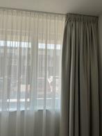 Vlinder plooi overgordijnen, Huis en Inrichting, Stoffering | Gordijnen en Lamellen, Verzenden, Zo goed als nieuw, 200 cm of meer