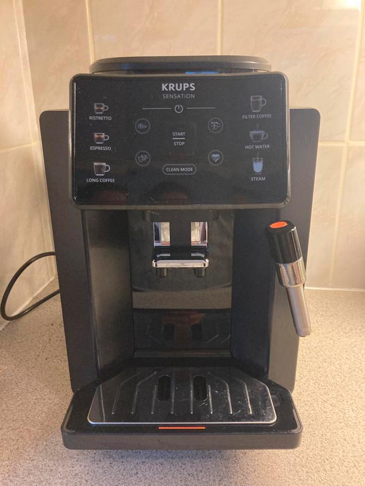 Krups Sensation C50 EA910B - Volautomatische espressomachine, Witgoed en Apparatuur, Koffiezetapparaten, Zo goed als nieuw, Koffiebonen