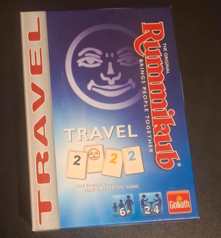 Rummikub Travel, Hobby en Vrije tijd, Gezelschapsspellen | Overige, Zo goed als nieuw, Een of twee spelers, Drie of vier spelers