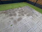 Goede wildverband tegels +/- 35m2, Tuin en Terras, Ophalen, Beton, Terrastegels