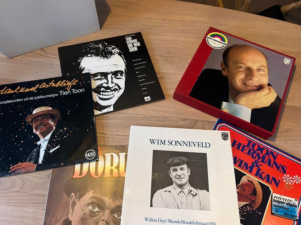 Lp’s van de grote cabaretiers, Cd's en Dvd's, Vinyl | Verzamelalbums, Ophalen, Zo goed als nieuw, 12 inch