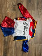 Harley Quinn verkleed kleding maat 134, Kinderen en Baby's, Carnavalskleding en Verkleedspullen, Ophalen of Verzenden, Zo goed als nieuw