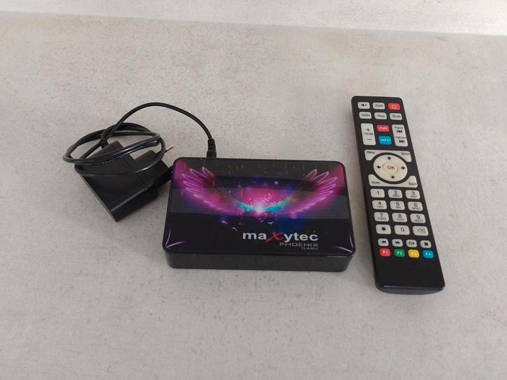 Maxytec Phoenix DARK Android TV Box, Audio, Tv en Foto, Mediaspelers, Zo goed als nieuw, Minder dan 500 GB, HDMI, USB 2.0, Optische audio