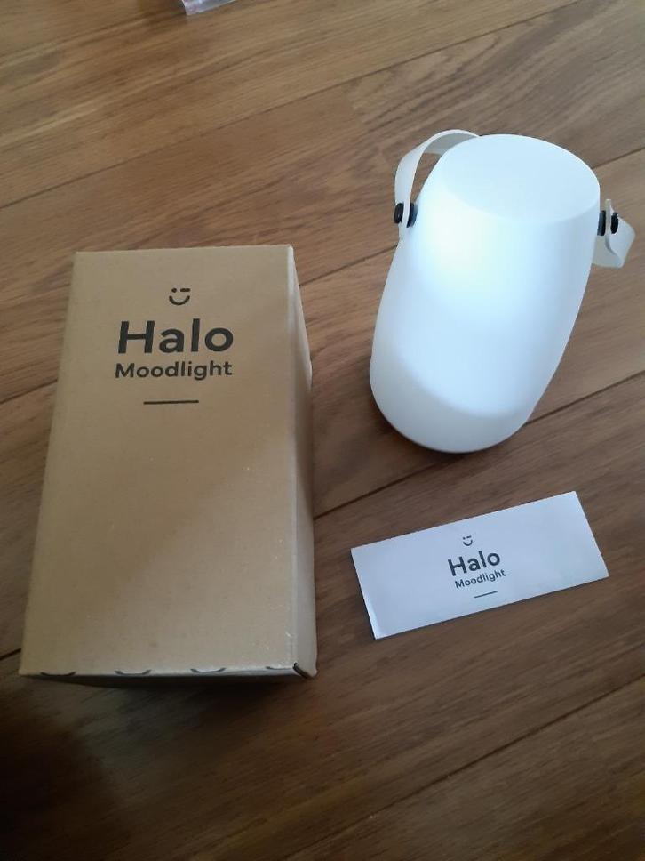Halo moodlight NIEUW, Huis en Inrichting, Lampen | Tafellampen, Nieuw, Minder dan 50 cm, Ophalen of Verzenden