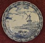 Delftsblauw Wandbord Boch Belgium Molen, Ophalen of Verzenden