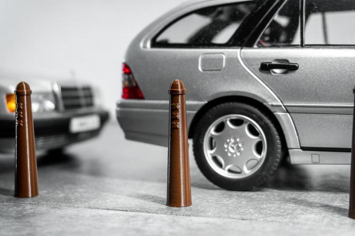 1:18 miniatuur Amsterdammertje paaltje diorama decor, Hobby en Vrije tijd, Modelauto's | 1:18, Nieuw, Overige merken, Ophalen of Verzenden
