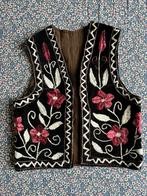 Vintage afghaans gilet, Ophalen of Verzenden, Zo goed als nieuw, Maat 34 (XS) of kleiner, Beige