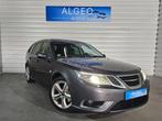 Saab 9-3 Sport Estate 2.0 T Aero XWD Hirsch 240PK, Auto's, Saab, Gebruikt, Zwart, 4 cilinders, Leder