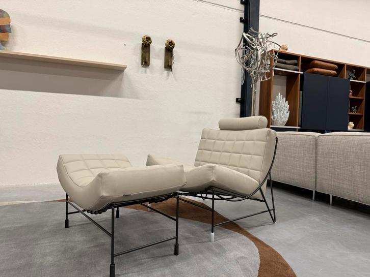 Nieuw Leolux Volare Fauteuil met poef Wapiti Chuchubi Stoel, Huis en Inrichting, Fauteuils, Nieuw, 50 tot 75 cm, 75 tot 100 cm