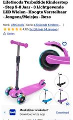 Life goods step met verlichte wieltjes, Fietsen en Brommers, Steps, Ophalen, Gebruikt, Gewone step