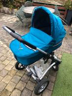 Mutsy wandelwagen met wiegbak | opstapje | winkelmandje, Kinderen en Baby's, Kinderwagens en Combinaties, Gebruikt, Verstelbare duwstang