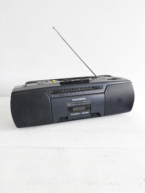Telefunken PCR 10 Cassette en Radio speler, Audio, Tv en Foto, Radio's, Gebruikt, Radio, Ophalen of Verzenden