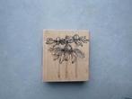 different colors stempel Asarina, 3 bloem,  zgan, Hobby en Vrije tijd, Stempelen, Verzenden, Zo goed als nieuw, Houten stempel