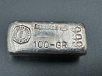 Zilverbaar 100 gram Drijfhout Rabobank., Postzegels en Munten, Edelmetalen en Baren, Ophalen of Verzenden, Zilver
