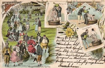 Duitse Rijk - Litho - Worishofen - Kneipp kuur - ca. 1897 beschikbaar voor biedingen