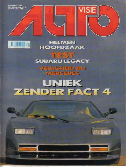 Autovisie 1 1990 : Subaru Legacy - Austin Mini Cabrio - Ford, Boeken, Auto's | Folders en Tijdschriften, Gelezen, Algemeen, Ophalen of Verzenden