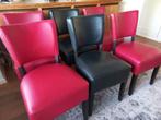 6 horeca stoelen leatherlook, Ophalen, Gebruikt, Overige kleuren, Vijf, Zes of meer stoelen
