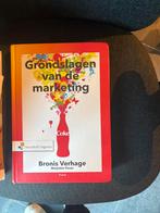Grondslagen van de marketing, Boeken, Studieboeken en Cursussen, Ophalen of Verzenden, Zo goed als nieuw, HBO