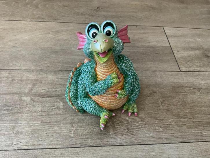 Mooie Draak / Draken Spaarpot / Beeld / Beeldje, Verzamelen, Beelden en Beeldjes, Zo goed als nieuw, Fantasy, Ophalen of Verzenden