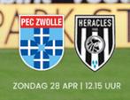 Pec Zwolle - Heracles 1 kaart bovenin vak 21, Tickets en Kaartjes, Eén persoon