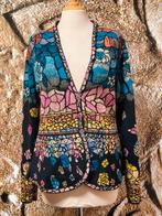 💖 Prachtig IVKO Knitwear wollen bloemen vest M, Ophalen of Verzenden, Zo goed als nieuw, Maat 38/40 (M)